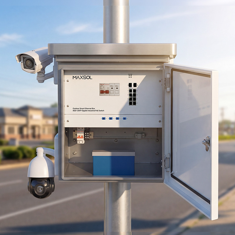 Cómo elegir un gabinete PoE exterior con batería de respaldo