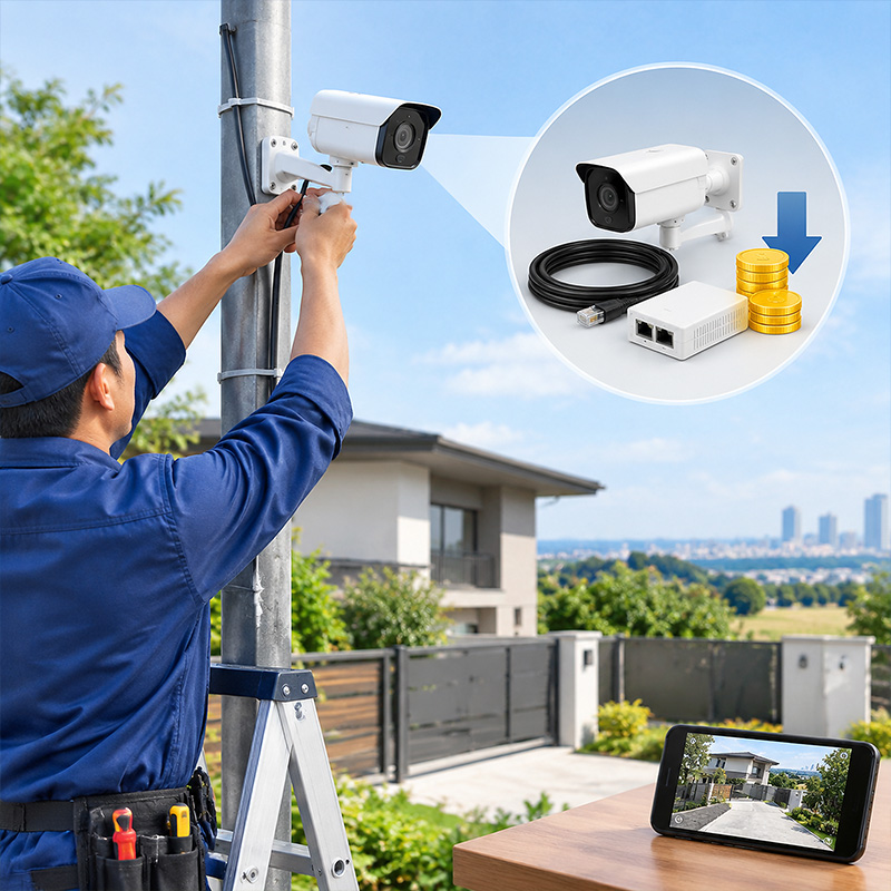 Cómo reducir costos de instalación de CCTV remoto