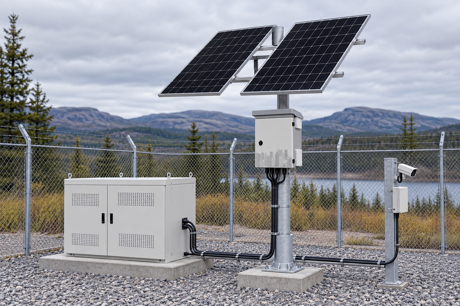 Sistema solar Maxsol CS400150 con dos módulos solares de 200 W, batería LiFePO4 de 1920 Wh y control MPPT