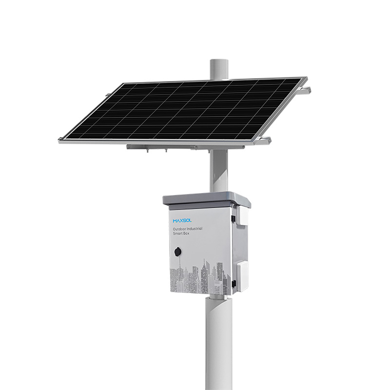 Sistema solar de 200 W con batería LiFePO4 de 100 Ah para CCTV
