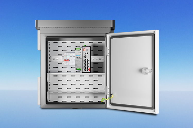 Gabinete industrial inteligente para exteriores