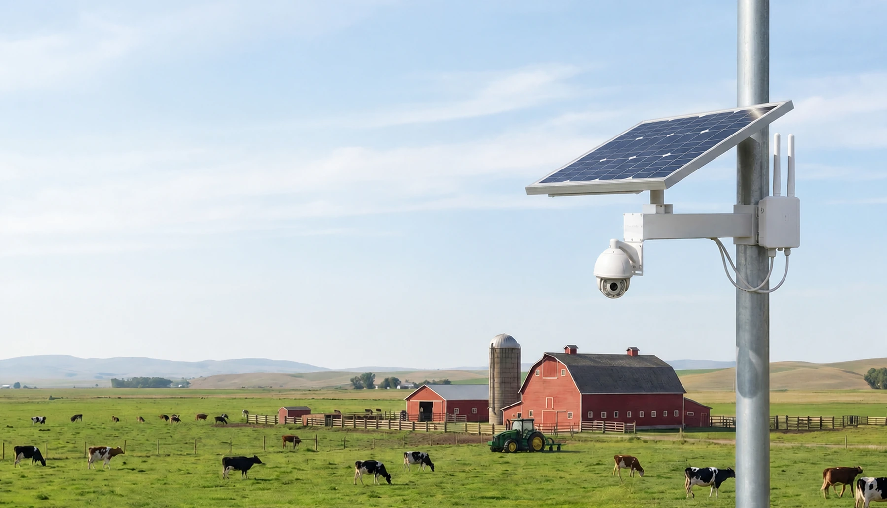 Sistema de alimentación solar para CCTV