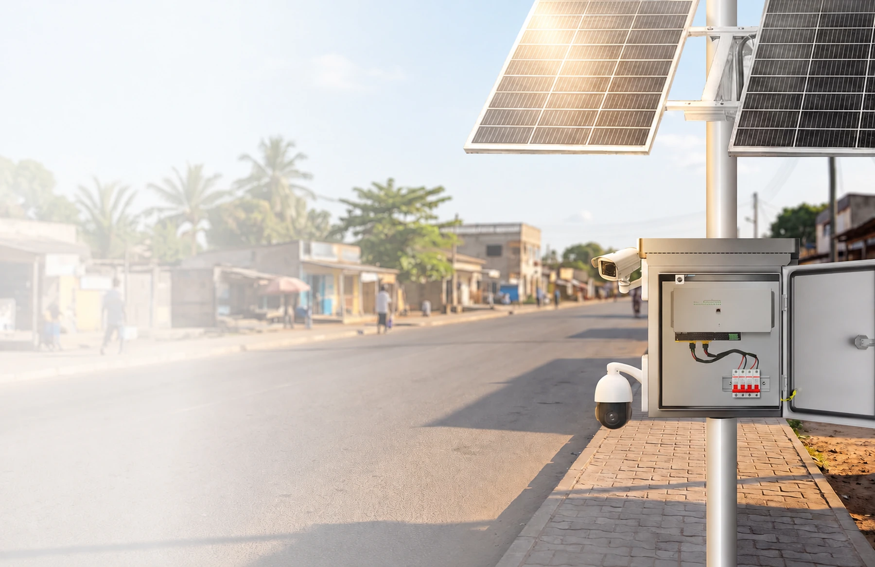 Sistema de alimentación solar con control inteligente
