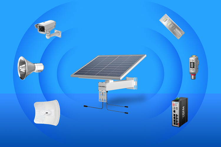 Sistema de energía solar de CCTV